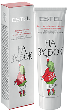 Детская зубная паста со вкусом земляники / ESTEL LITTLE ME, 50 мл