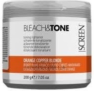 Порошок осветляющий медно-рыжий оттенок / Screen Bleach&Tone Orange Copper Blonde, 200 г