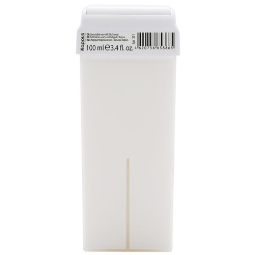 Воск жирорастворимый с Тальком в картридже / Kapous, 100 мл 