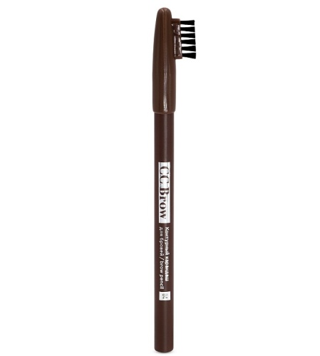 Карандаш контурный  для бровей brow pencil / СС Brow цвет 04 коричневый