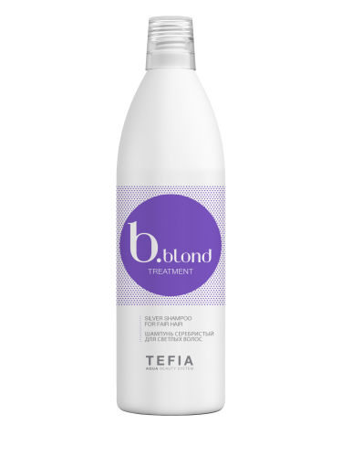 Шампунь серебристый для светлых волос / Tefia BBLOND, 1000 мл