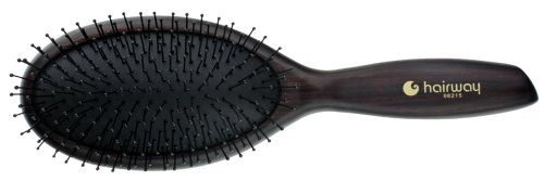 Щетка для волос деревянная большая 11-рядная / Hairway Venge-2