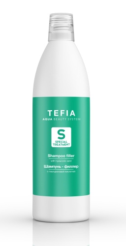 Шампунь-филлер с гиалуроновой кислотой / Tefia, 1000 мл