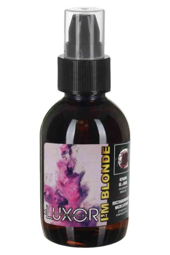 Масло восстанавливающее с арганой для осветлённых и поврежденных волос / Luxor Professional, 100 мл 