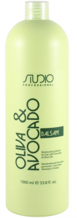 Бальзам увлажняющий для волос с маслами авокадо и оливы / Kapous, 1000 мл