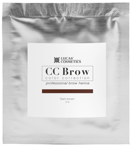 Хна для бровей в саше темно-коричневый / CC Brow dark brown, 5 гр