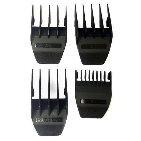 Набор пластиковых насадок Wahl Attachment comb set # 1-4 черная