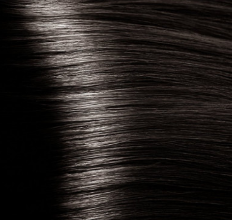 Крем-краска с кератином NA 5.81 "Светлый коричневый шоколадно-пепельный" / Kapous, 100 мл