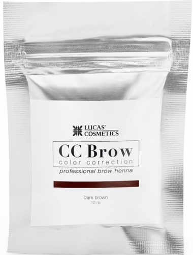 Хна для бровей в саше темно-коричневый / CC Brow dark brown, 10 гр