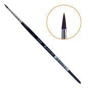 Кисть Planet Nails для дизайна овальная №1 (9845.1)