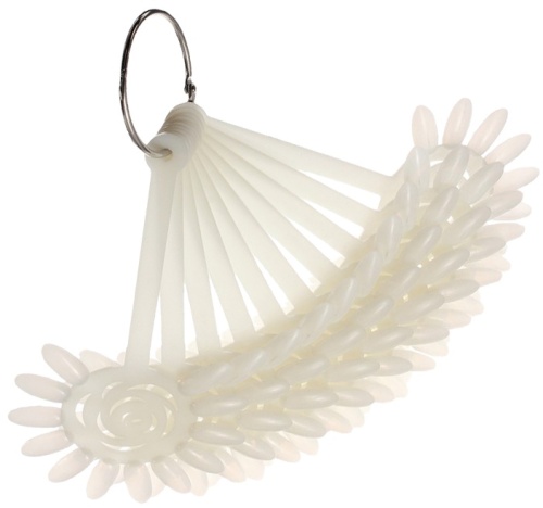 Палитра для лаков "Ромашка" на кольце, матовая, 10 шт / Planet Nails