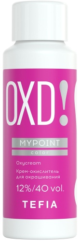 Крем-окислитель для окрашивания волос 12% / Tefia MYPOINT, 60 мл