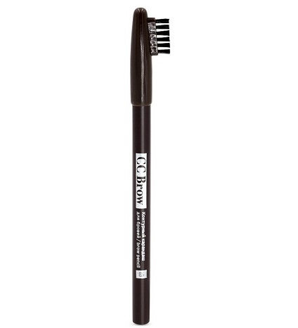 Карандаш контурный для бровей brow pencil / СС Brow цвет 02 серо-коричневый