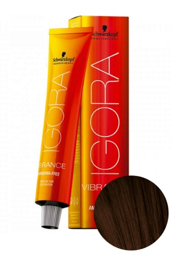 Крем-краситель 4-68 v "Средний Коричневый Шоколадный Красный" без аммиака / Schwarzkopf, 60 мл