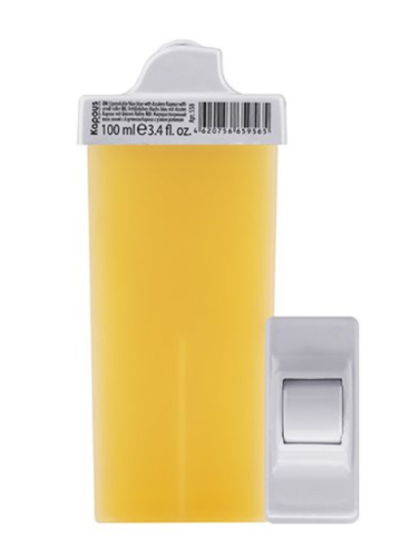 Воск жирорастворимый желтый Натуральный в картридже с узким роликом / Kapous, 100 мл 