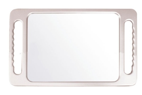 Зеркало заднего вида прямоугольное 290*225 мм серебряное / Hairway