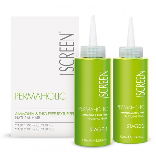 Набор для долговременной укладки для натуральных волос / Scree Permaholic Natural Hair 100 мл х 2