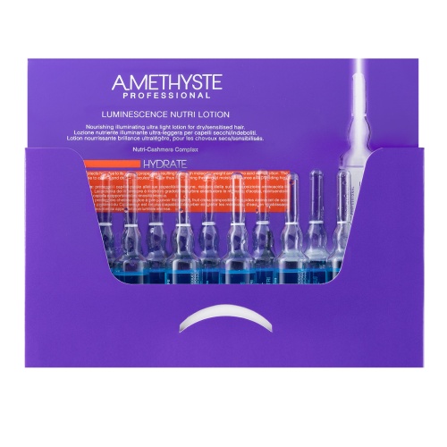Лосьон люминесцирующий для сухих и поврежденных / FarmaVita Amethyste hydrate, 12*8 мл