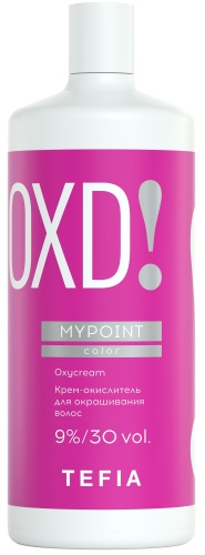 Крем-окислитель для окрашивания волос 9% / Tefia MYPOINT, 900мл
