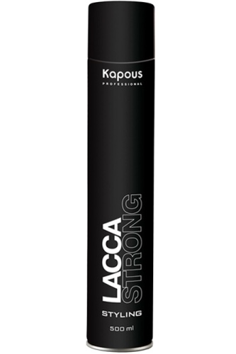 Лак для волос сильной фиксации / Kapous Professional Lacca Strong, 500 мл 