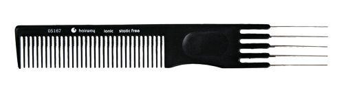 Расческа с металлической вилкой / Hairway Classic, 19,5 см 