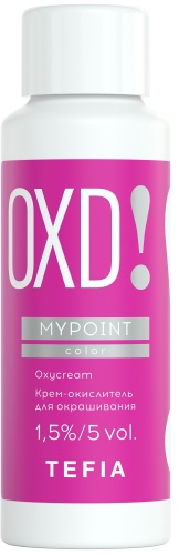 Крем-окислитель для окрашивания волос 1,5% / Tefia MYPOINT, 60 мл