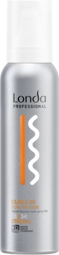 Мусс для кудрявых волос сильной фиксации / Londa Professional Curls In, 150 мл