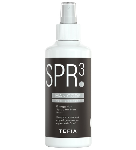 Спрей энергетический для волос мужской 5-в-1 / TEFIA MAN.CODE, 250 мл