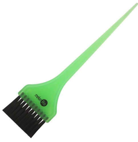 Кисть для окрашивания волос широкая, зеленая / MelonPro, 57 мм