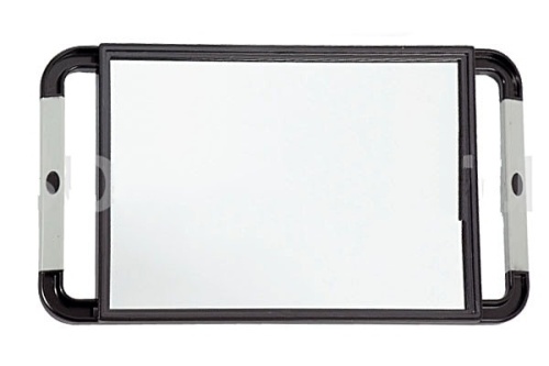 Зеркало заднего вида 43*25.5 см черн/серебро / Hairway