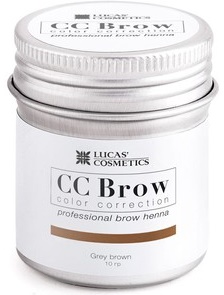 Хна для бровей в баночке серо-коричневый / CC Brow Grey brown, 10 гр