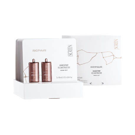 Система восстановления поврежденных волос за один шаг / Screen, 8 card (2*10 мл)
