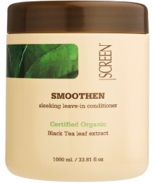 Кондиционер несмываемый с экстрактом черного чая / Screen Smoothen Sleeking Leave-in, 1000 мл