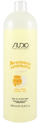 Бальзам для всех типов волос "Молоко и мед" / Kapous Studio, 1000 мл