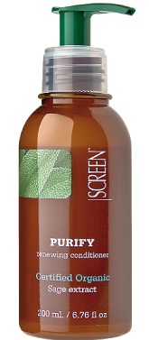 Кондиционер для деликатного очищения жирной кожи головы с экстрактом шалфея / Screen, 200 мл