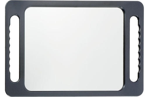 Зеркало заднего вида прямоугольное 290*225 мм черное / Hairway 