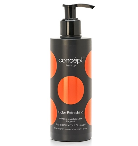Бальзам оттеночный медный обогащенный коллагеном / Fresh Up Concept, 250 мл