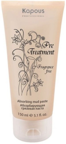 Паста абсорбирующая грязевая для жирной кожи головы / Kapous Treatment, 150 мл 