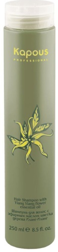 Шампунь для волос с эфирным маслом цветка дерева Иланг-Иланг / Kapous "Ylang Ylang", 250 мл