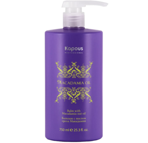 Бальзам с маслом ореха Макадамии / Kapous «Macadamia Oil», 750 мл