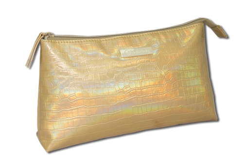 Косметичка компактная Harizma / Hairway Gold 26x6x15 см 