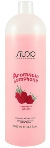 Бальзам для всех типов волос "Малина" / Kapous  Studio, 1000 мл