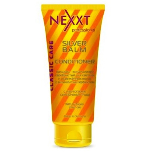 Бальзам-кондиционер серебристый с антижелтым эффектом / NEXXT, 250 мл