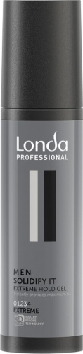 Гель для укладки волос экстремальной фиксации / Londa Men Solidify Gel, 100 мл