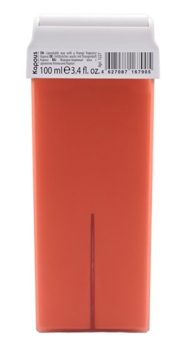 Воск жирорастворимый с ароматом Апельсина в картридже / Kapous, 100 мл 