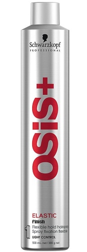 Лак для волос эластичной фиксации / Schwarzkopf Professional, OSiS+ Elastic, 500 мл