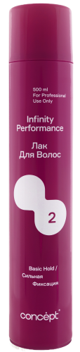 Лак для волос сильной фиксации / INFINITY Concept, 500 мл