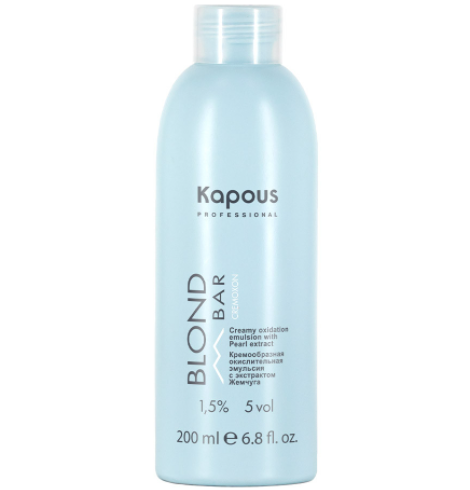 Оксид с экстрактом жемчуга серии “Blond Bar” 1,5% / Kapous, 200 мл