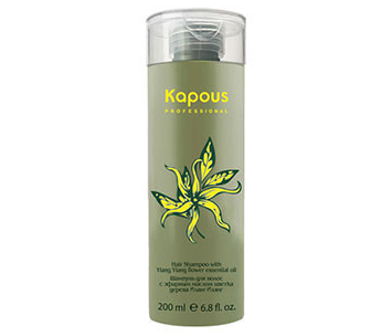 Шампунь для волос с эфирным маслом цветка дерева Иланг-Иланг / Kapous "Ylang Ylang", 200 мл