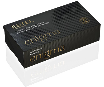 Краска для бровей и ресниц тон черный / Estel ENIGMA, 40 мл  